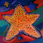 A sample art piece from a previous 'Art on the Bay' event.